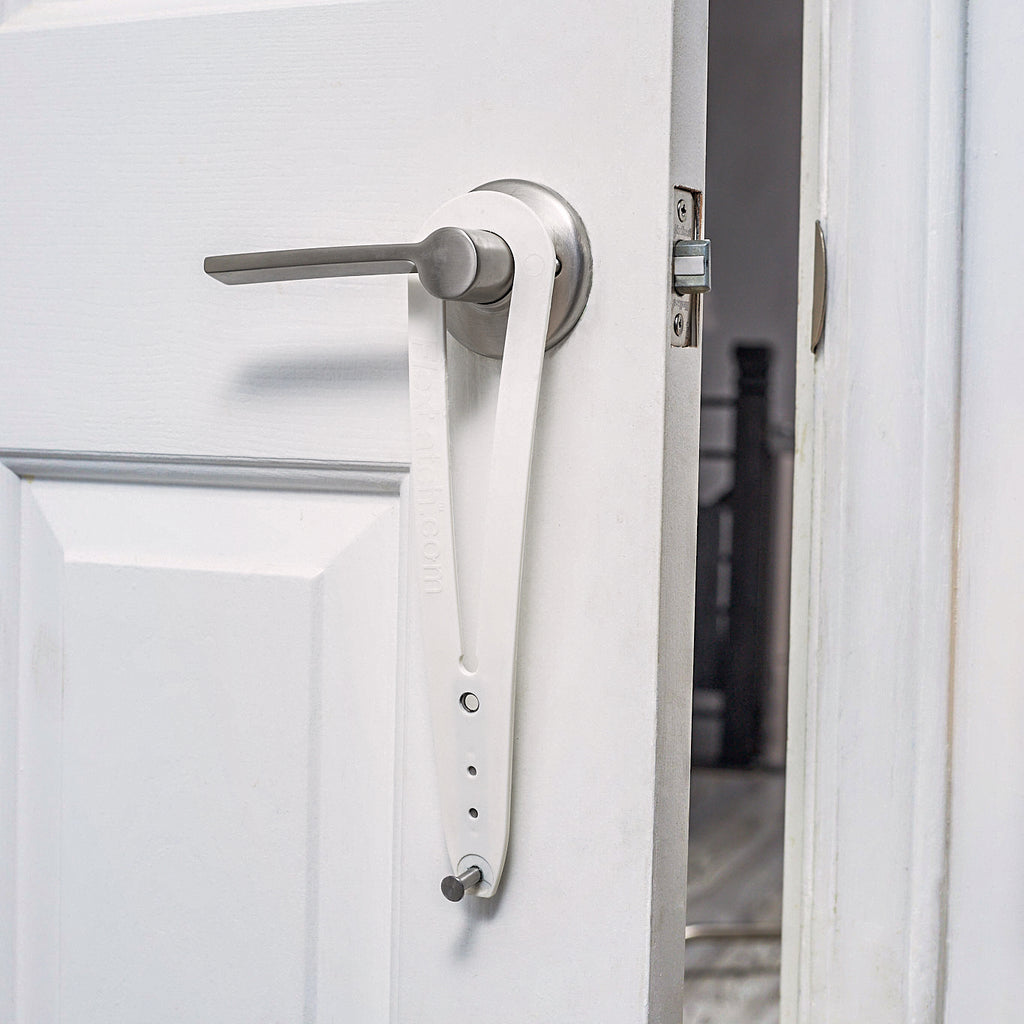 Dog eating cat litter, no cut cat door, cat flap flexlatch door holder, baby gate alternative, cat door, cat gate, cat flap, cat dog house, door buddy